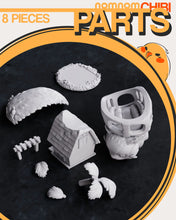 Load image into Gallery viewer, Totoro, mon voisin totoro, chat bus, figurine chat bus, figurine totoro, ghibli