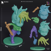 Charger l'image dans la galerie, Figurine Isha Arcane, figurine Arcane, figurine Jinx, Figurine a peindre