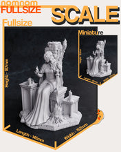 Load image into Gallery viewer, Fire keeper, gardienne du feu, dark souls 3, figurine dark souls, figurine résine à peindre, kit résine, figurine à peindre, Daëlys Art