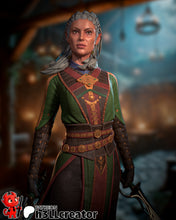 Load image into Gallery viewer, Jaheira, figurine Jaheira, figurine Baldur's Gate, Baldur's Gate, figurine à peindre
