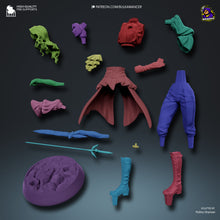 Load image into Gallery viewer, figurine Maëlle clair obscur expédition 33, figurine a peindre, clair obscur expédition 33 figurine, figurine Lune, figurine gustave, esquie, monoco, sciel, verso