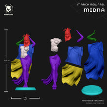 Load image into Gallery viewer, figurine midona, figurine zelda, link, twilight princess, figurine a peindre