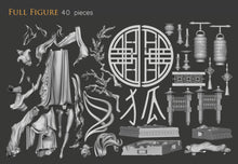 Load image into Gallery viewer, Figurine femme japonaise, samouraï, geisha, kitsune