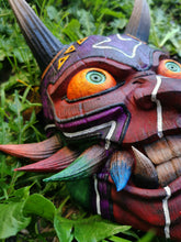 Charger l'image dans la galerie, Masque majora, Majora's mask, Hannya mask, masque Hannya, masque Oni, Tête Oni, décoration japonaise, Zelda, Ocarina of time, Hannya Majora, Démon, Zelda breath of the wild, Nintendo, Daëlys Art, rétrogaming