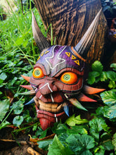 Charger l'image dans la galerie, Masque majora, Majora's mask, Hannya mask, masque Hannya, masque Oni, Tête Oni, décoration japonaise, Zelda, Ocarina of time, Hannya Majora, Démon, Zelda breath of the wild, Nintendo, Daëlys Art, rétrogaming