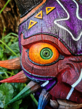 Charger l'image dans la galerie, Masque majora, Majora's mask, Hannya mask, masque Hannya, masque Oni, Tête Oni, décoration japonaise, Zelda, Ocarina of time, Hannya Majora, Démon, Zelda breath of the wild, Nintendo, Daëlys Art, rétrogaming