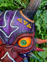 Charger l'image dans la galerie, Masque majora, Majora's mask, Hannya mask, masque Hannya, masque Oni, Tête Oni, décoration japonaise, Zelda, Ocarina of time, Hannya Majora, Démon, Zelda breath of the wild, Nintendo, Daëlys Art, rétrogaming