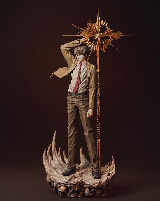 figurine light yagami, figurine light, figurine a peindre
