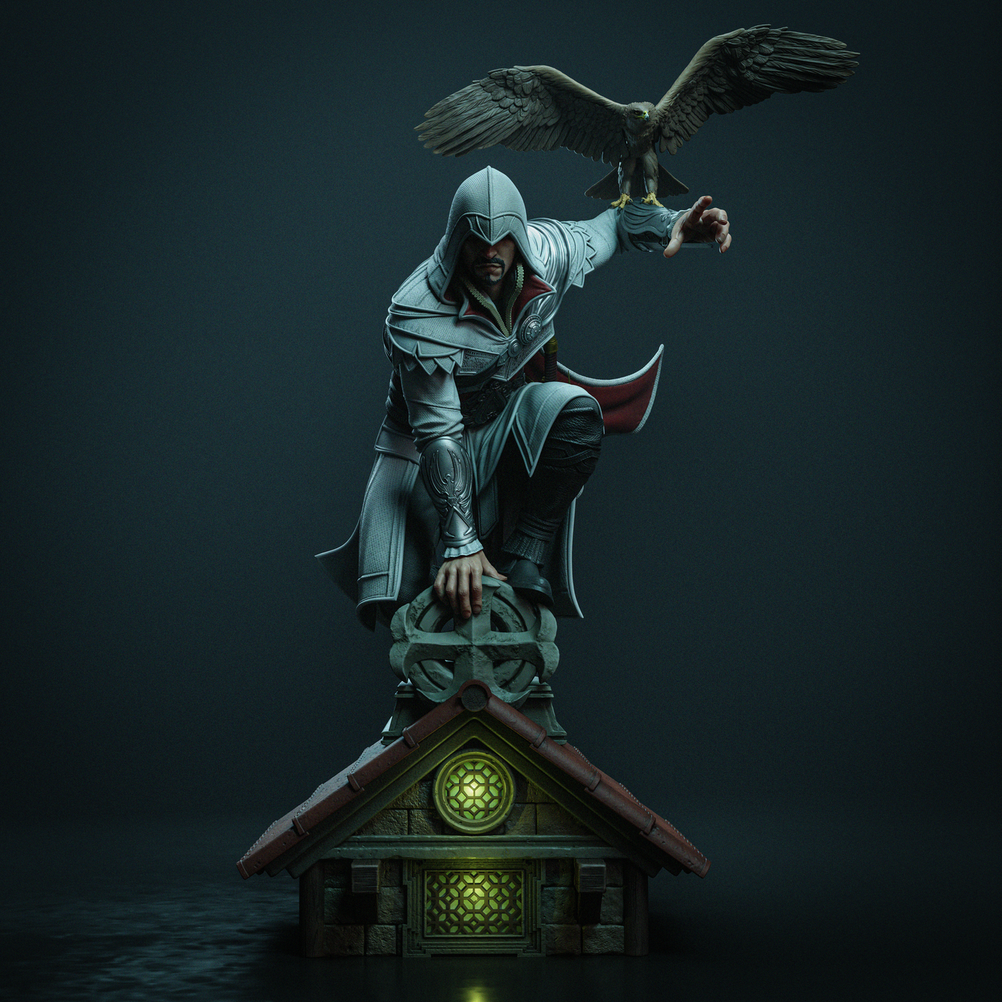 figurine a peindre, figurine ezio, figurine Assassin's creed, ezio auditore