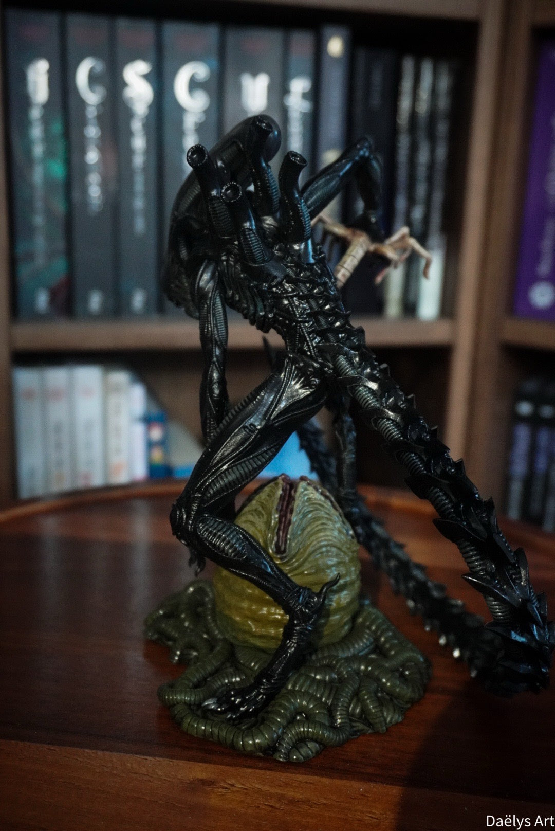 Figurine xenomorph, figurine Alien, figurine de collection, film d’horreur, facehugger
