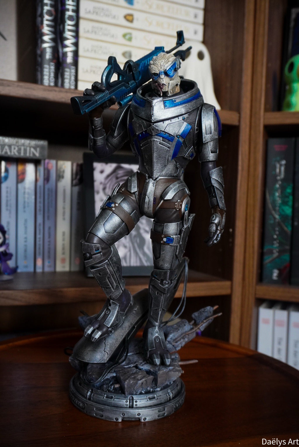 Figurine Garrus, figurine Mass Effect, figurine a peindre, figurine de collection, John Sheppard