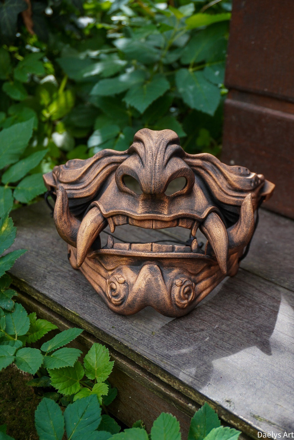 Masque mempo, masque Oni, masque mempo oni, masque samouraï, cosplay samouraï, cosplay Oni, masque démon japonais