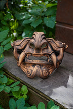 Masque mempo, masque Oni, masque mempo oni, masque samouraï, cosplay samouraï, cosplay Oni, masque démon japonais
