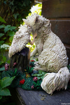 figurine Ghibli, figurine Princesse Mononoké, figurine San et Moro, figurine a peindre