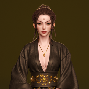 figurine a peindre, figurine spider queen, figurine geisha