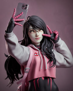 figurine spider girl, figurine gwen stacy , figurine spidergwen, figurine spiderman
