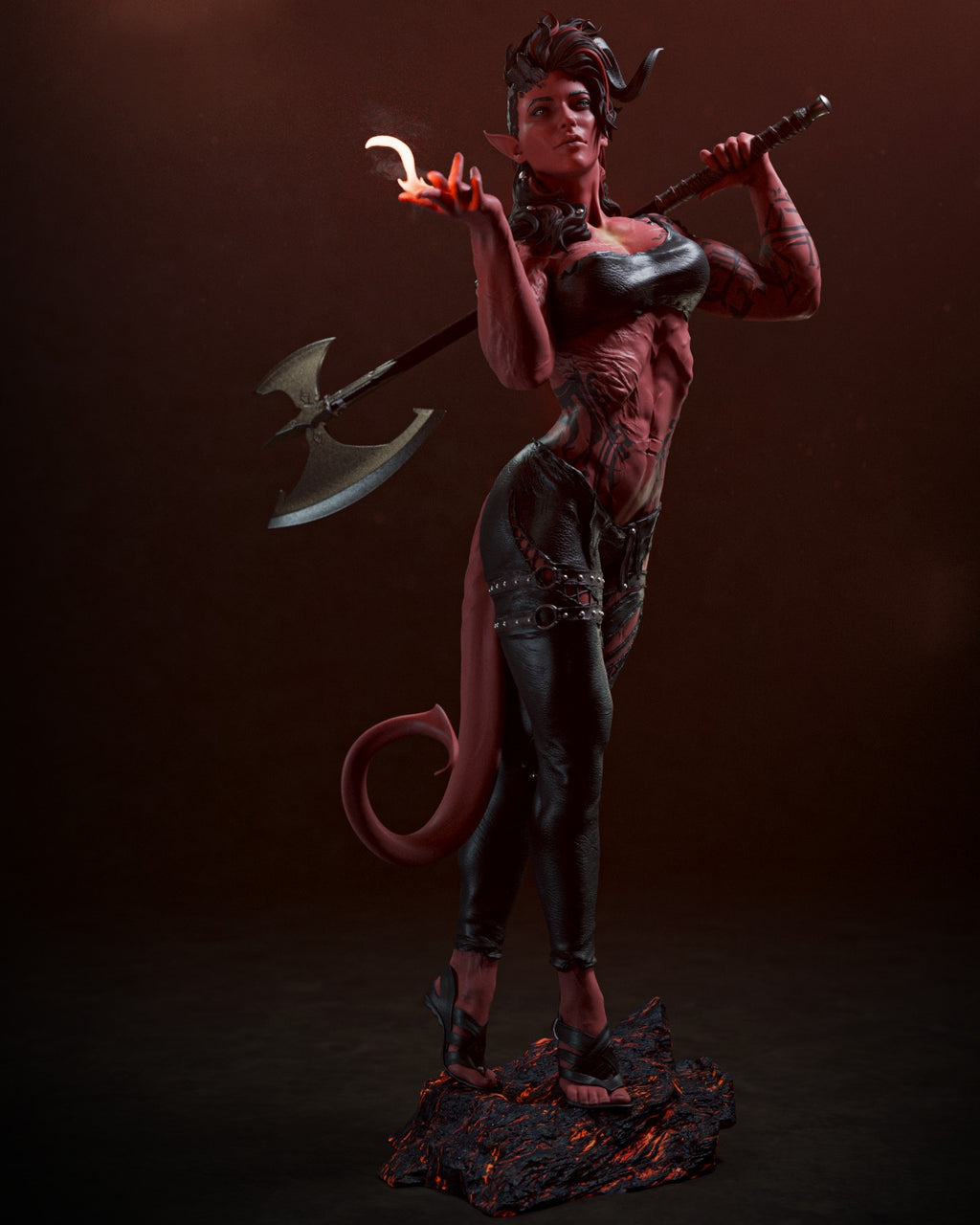 figurine karlach, figurine baldur's gate, karlach, figurine astarion, figurine ombrecoeur, shadowheart, figurine lae'zel, donjons et dragons