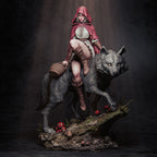 figurine petit chaperon rouge, figurine conte de fée