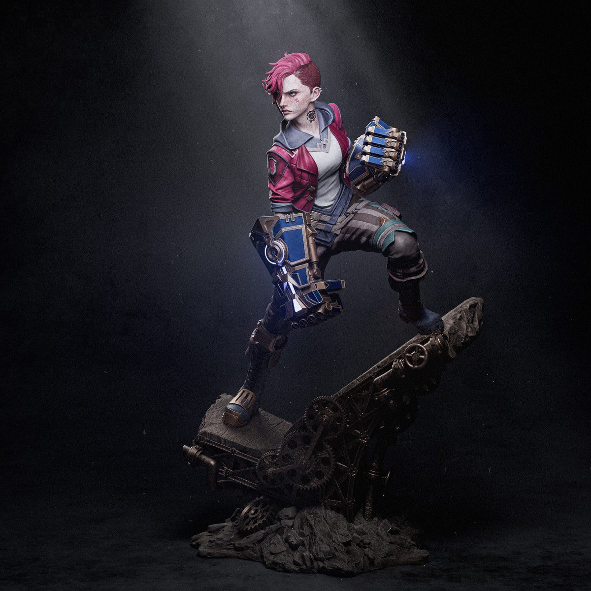 figurine Vi, figurine Arcane, figurine a peindre, figurine Jinx