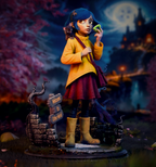 figurine coraline, figurine spooky, film d'animation, figurine a peindre