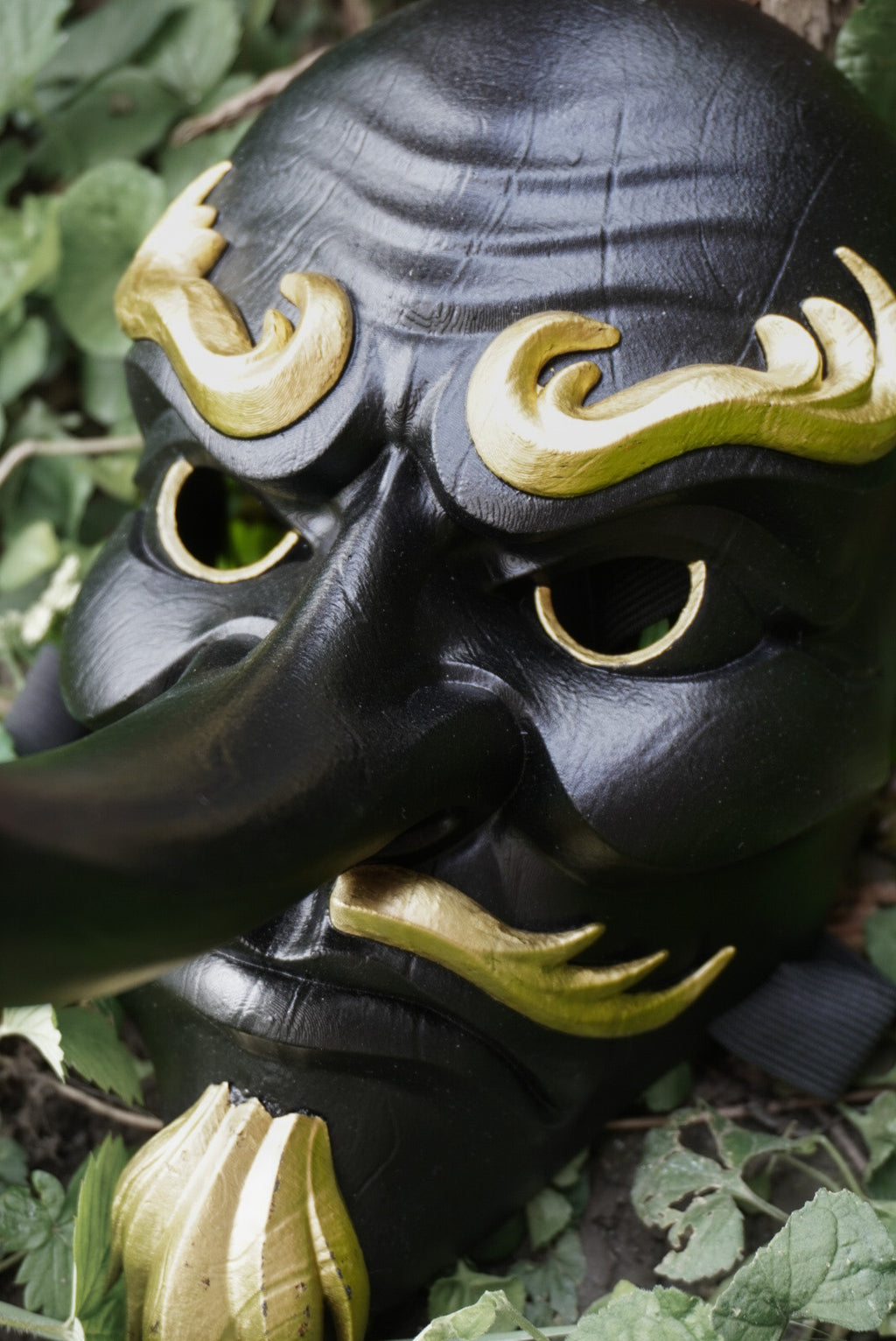 Tengu, masque tengu, masque japonais, masque oni, masque hannya, décoration japonaise, masque traditionnel, cosplay, Daëlys Art