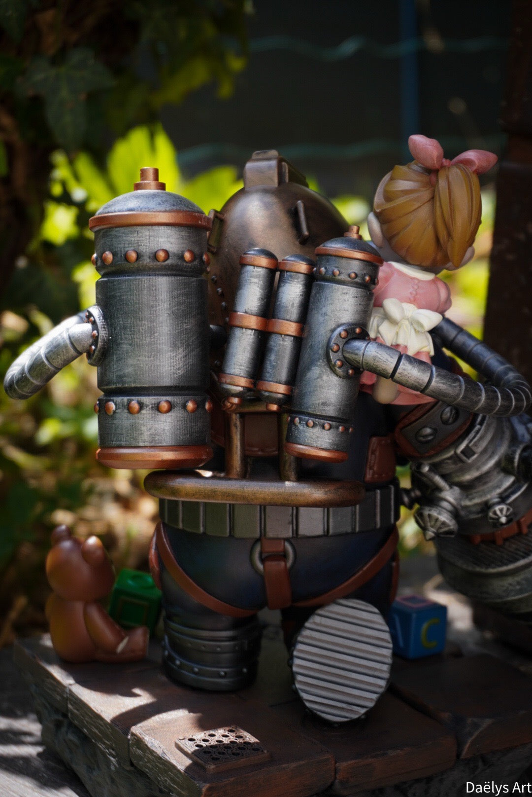 bioshock, big daddy little sister, figurine bioshock