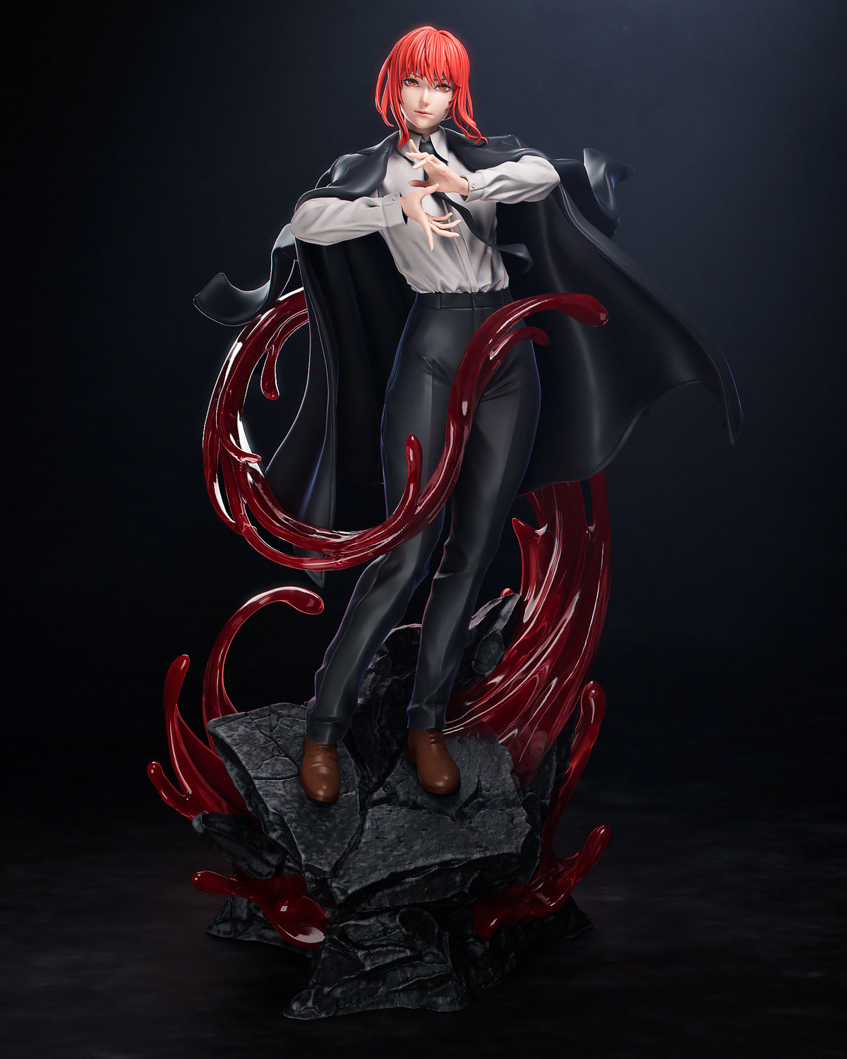 figurine makima, figurine a peindre, manga