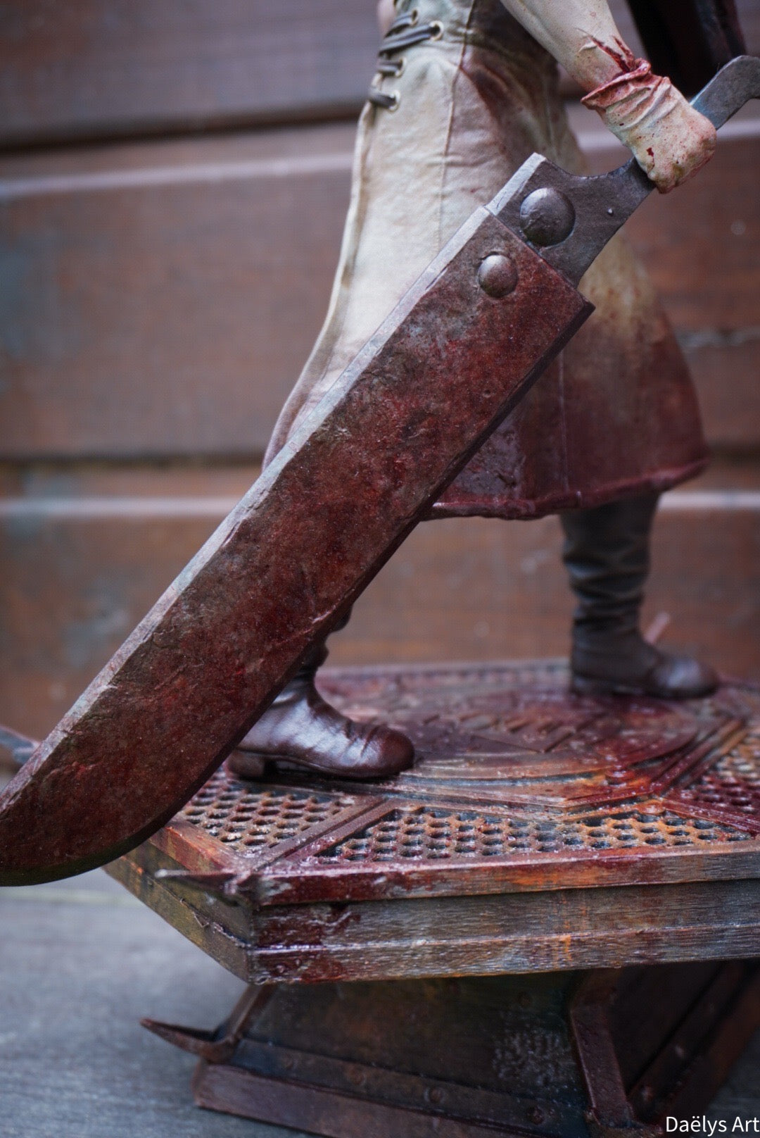 figurine pyramide head, figurine silent hill, figurine a peindre