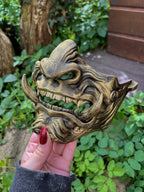 Masque mempo, masque Oni, masque mempo oni, masque samouraï, cosplay samouraï, cosplay Oni, masque démon japonais