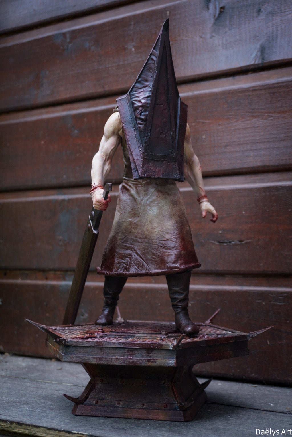 figurine pyramide head, figurine silent hill, figurine a peindre