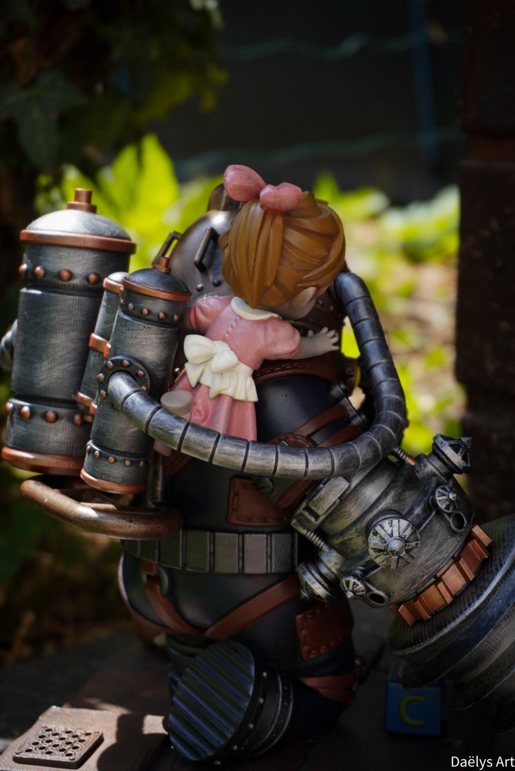 bioshock, big daddy little sister, figurine bioshock
