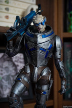 Figurine Garrus, figurine Mass Effect, figurine a peindre, figurine de collection, John Sheppard