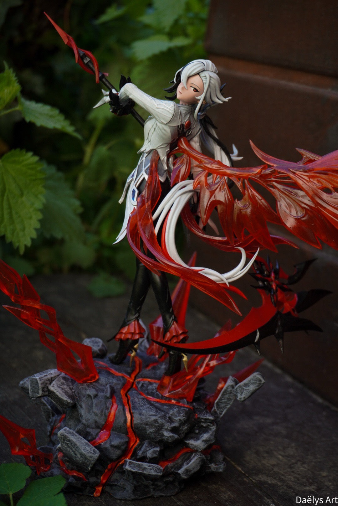 Arlecchino, Genshin impact, figurine genshin impact, figurine a peindre