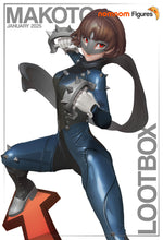 Charger l&#39;image dans la galerie, figurine a peindre, figurine makoto, figurine persona, makoto persona
