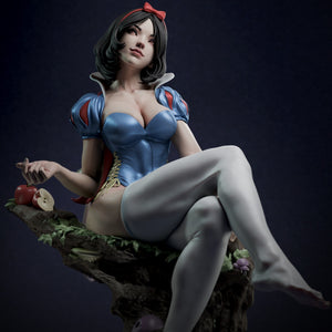 figurine blanche neige, figurine conte de fée, figurine princesse
