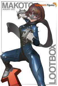 figurine a peindre, figurine makoto, figurine persona, makoto persona