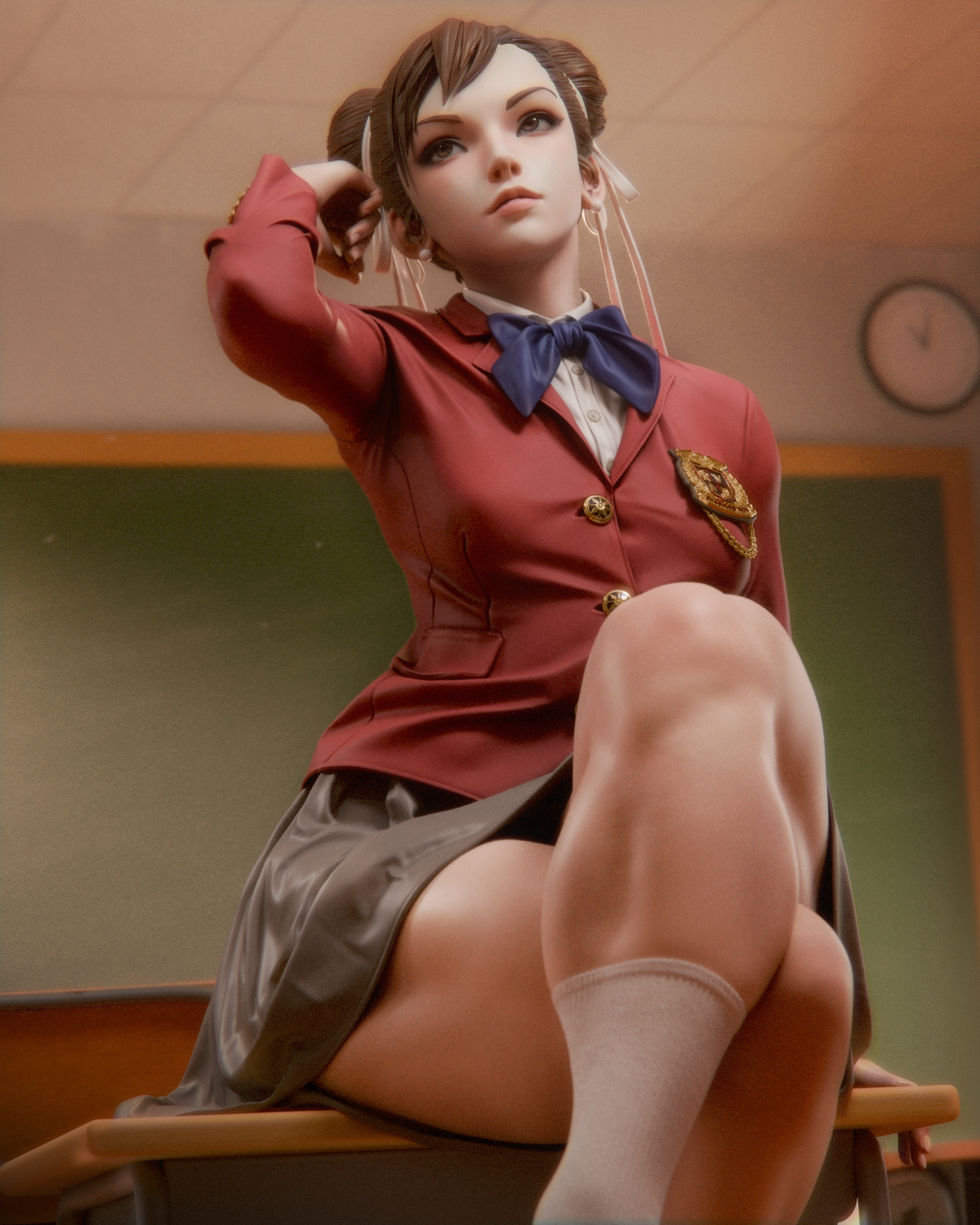 figurine Chun li, figurine a peindre, figurine street fighter