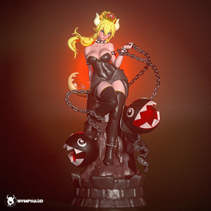 figurine bowsette, figurine mario, bowsette, figurine a peindre