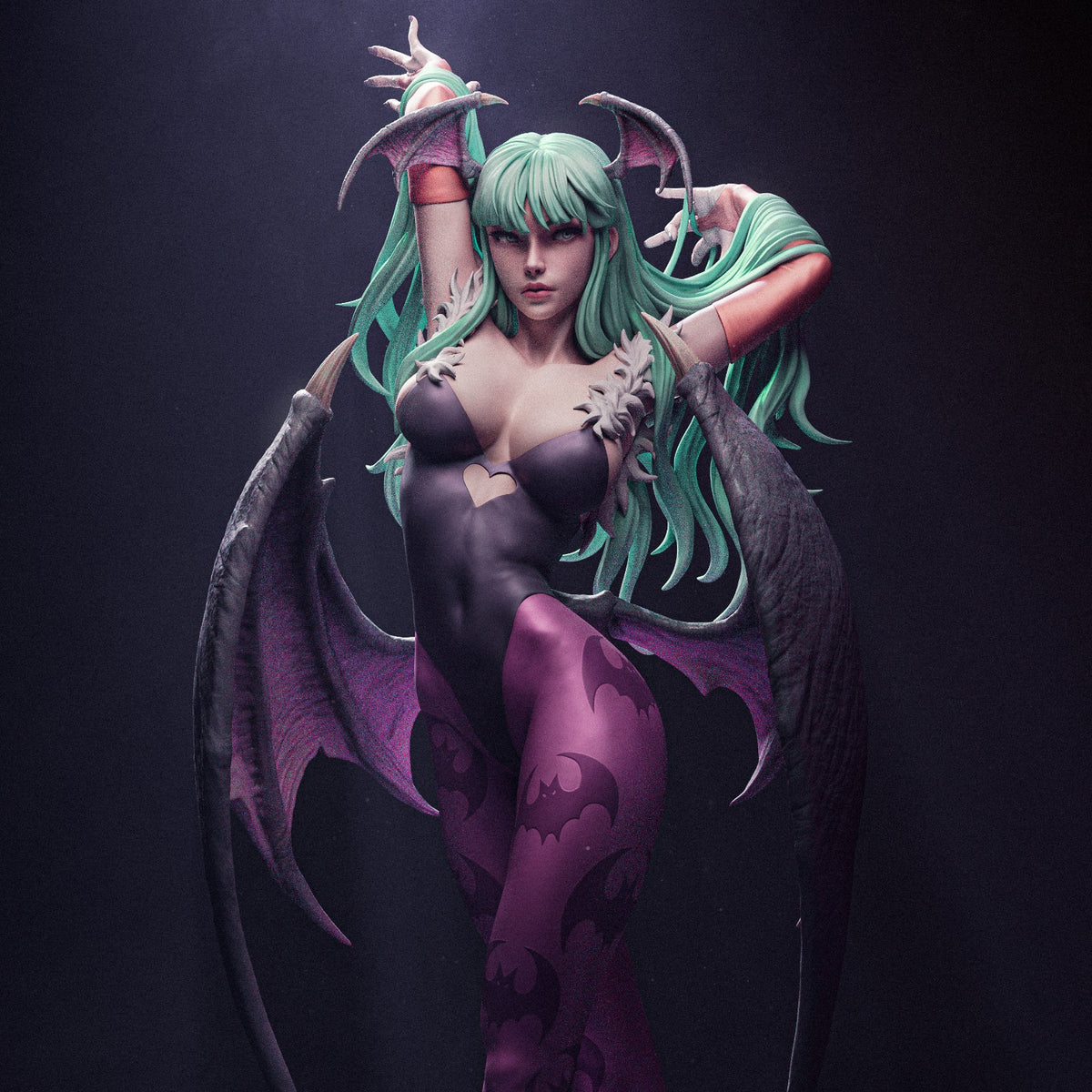 figurine morrigan, figurine darkstalkers, figurine morrgan darkstalkers