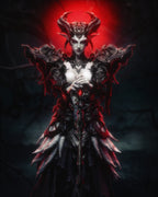 figurine reine sombre, dark fantasy