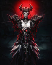 Load image into Gallery viewer, figurine reine sombre, dark fantasy
