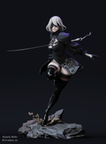 figurine 2b, figurine a peindre, figurine nier, nier automata