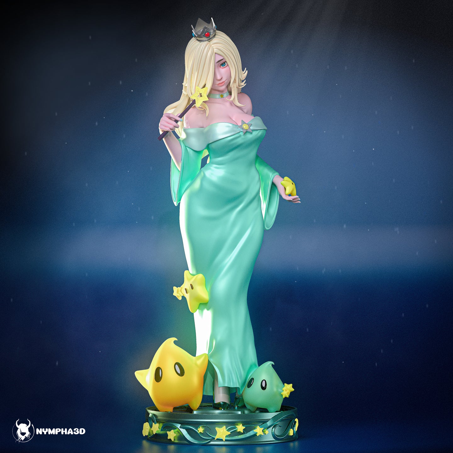figurine harmonie, figurine princesse harmonie, figurine a peindre, mario, rosalina