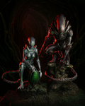 figurine xenomorph, figurine aliens, figurine a peindre, Giger