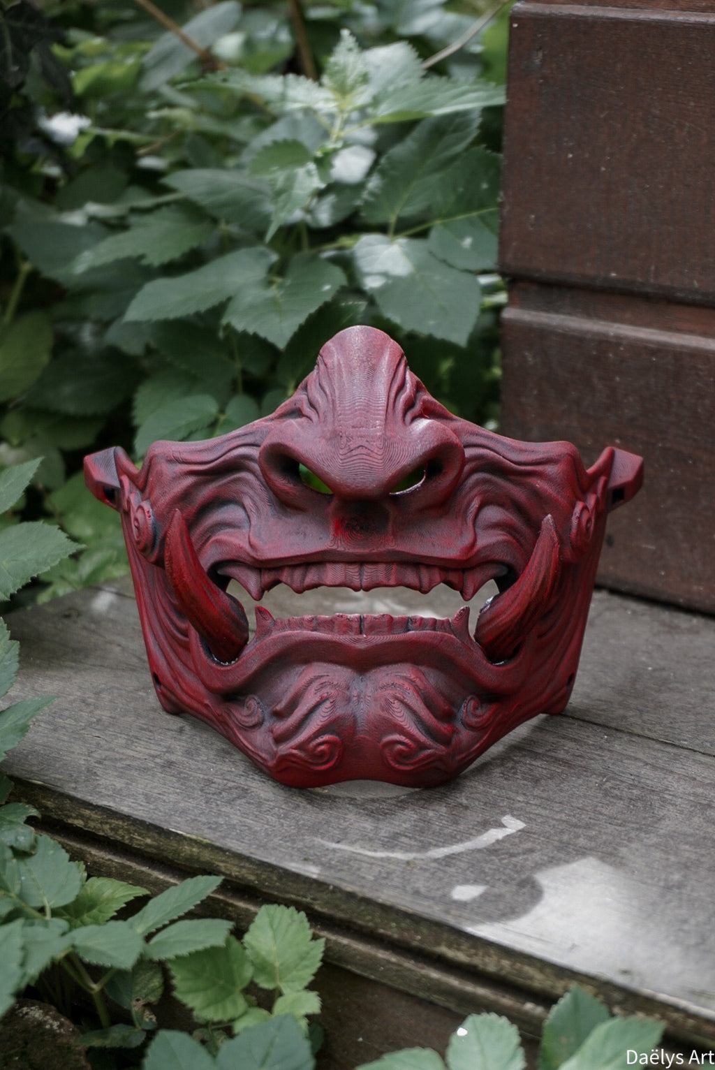 Masque mempo, masque Oni, masque mempo oni, masque samouraï, cosplay samouraï, cosplay Oni, masque démon japonais