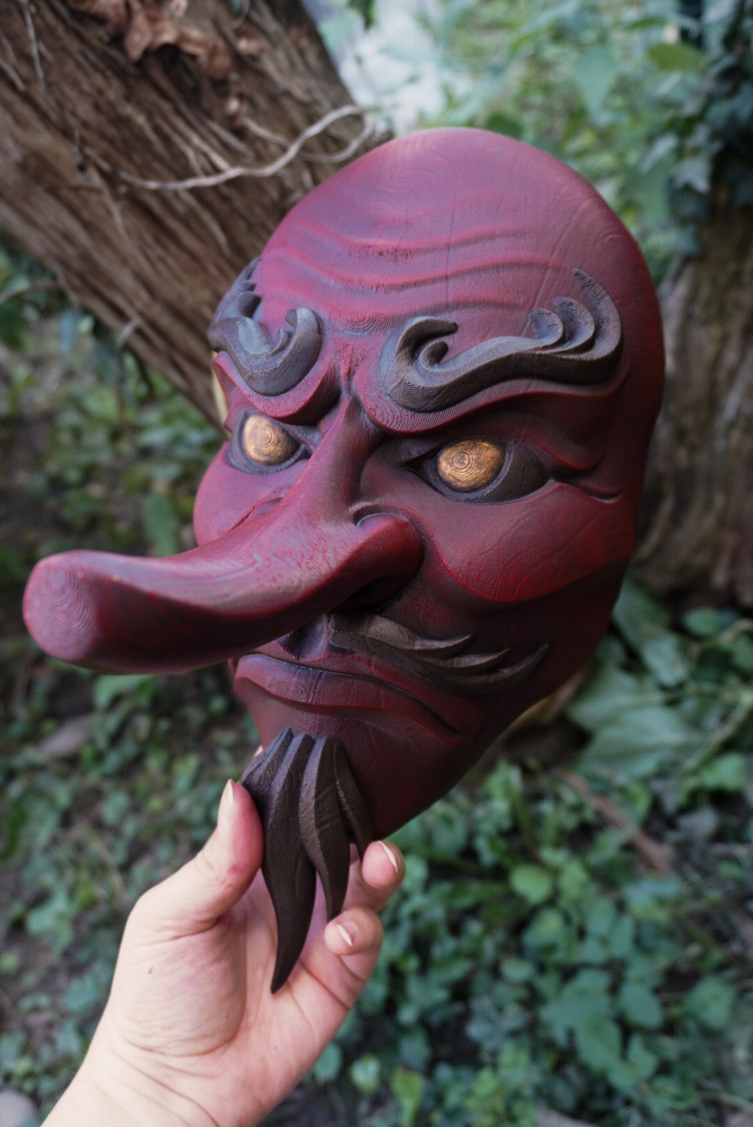 Masque tengu - version décorative