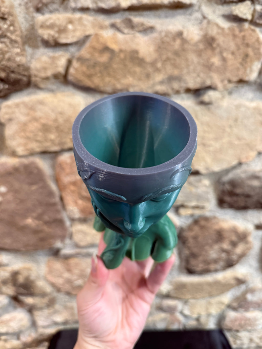 Pot de fleur femme