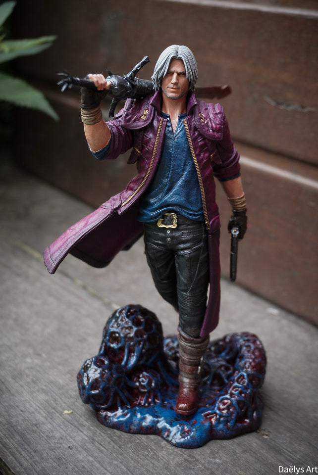 Figurine Dante, dante devil may cry, devil may cry, figurine a peindre