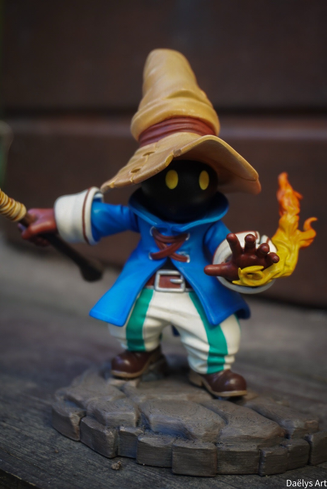 figurine final fantasy, final fantasy, FFIX, VIVI FFIX, figurine a peindre