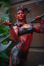 figurine karlach, figurine baldur's gate, karlach, figurine astarion, figurine ombrecoeur, shadowheart, figurine lae'zel, donjons et dragons
